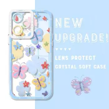 Противоударный чехол с изображением астронавта и кристаллом, полное покрытие, защита камеры, прозрачный мягкий чехол для телефона Xiaomi Redmi Redmi K40