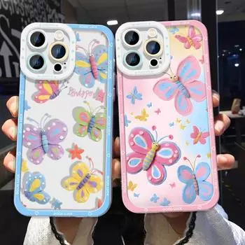 Противоударный чехол с изображением астронавта и кристаллом, полное покрытие, защита камеры, прозрачный мягкий чехол для телефона Samsung Samsung F42 5G