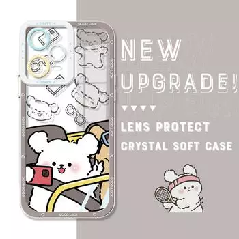 Противоударный чехол с изображением астронавта и кристаллом, полное покрытие, защита камеры, прозрачный мягкий чехол для телефона Xiaomi Redmi Xiaomi Poco M3 Pro