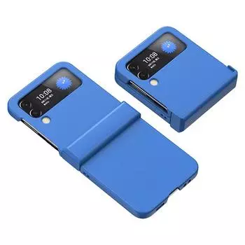 Противоударный чехол Zflip4 с защитой от отпечатков пальцев для Samsung Galaxy Z Flip4 Flip 4 5g Flip3 Flip 3, защитный чехол для Samsung Flip4 for Samsung Z flip 4 темно-синий