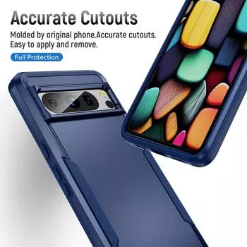 Противоударный матовый жесткий чехол для Google Pixel 8 Pro 7A Pixel8 Pixel7A Pixel 7 6 Pro 6A Pixel6 Pixel6A Чехлы для защиты от падения for Pixel 7A чёрный