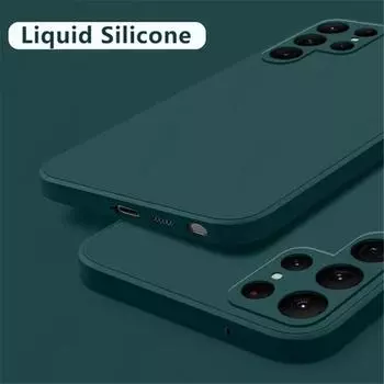 Противоударный мягкий жидкий силиконовый чехол для Samsung Galaxy A05S A15 A35 A55 A04S A14 A24 A34 A54 A23 A33 A53 A73 5G S20 S21 S22 S23 S24 Ultra Plus. For Samsung Galaxy A05 темно-красного