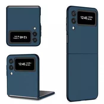 Противоударный нескользящий чехол для мобильного телефона Samsung Galaxy Z Flip3 Flip 4 Flip4 5g Flip 3, противоударный защитный чехол Fundas for samsung Z Flip4 небесно-голубой