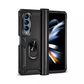 Противоударный нескользящий жесткий защитный чехол для Samsung Galaxy Z Fold 4 Fold4 Zfold4 5g, защитный чехол от падения для Samsung Z Fold4, чехлы for Samsung Z Fold 4 розового золота