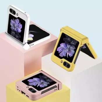 Противоударный пластиковый модный чехол для Samsung Galaxy Z Flip 5 5G Flip4 Flip3 Flip 4 3 Flip5 Zflip5 Zflip4 противоударные чехлы для телефонов Samsung Galaxy Z Flip 5 белый