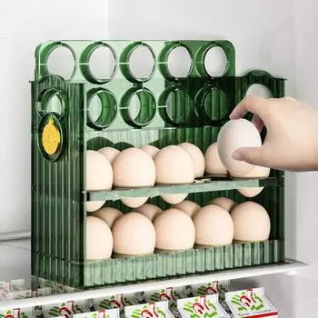 Противоударный прочный ящик вертикального типа для яиц, контейнер для хранения яиц, подставка-держатель белый
