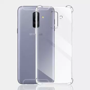 Противоударный прозрачный чехол Airbag для Samsung A6 Plus 2018 Мягкий прозрачный силиконовый чехол для телефона Samsung A6 +2018 A6Plus SM-A605FN Чехол For Samsung A6 Plus
