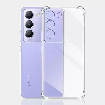 Противоударный прозрачный чехол Airbag для Vivo Y100 5G V2327 2024 Мягкий силиконовый чехол для телефона Vivo Y200E Защитный чехол Vivo Y100 Funda For Vivo Y100 5G
