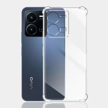 Противоударный прозрачный чехол Airbag для Vivo Y35 4G 2022 Мягкий силиконовый чехол для телефона VivoY35 Y 35 TPU задняя крышка для Vivo Y35 Funda For Vivo Y35 4G