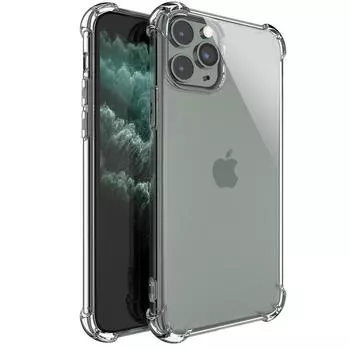 Противоударный прозрачный чехол для iPhone 15, 14, 13, 12, 11 Pro Max 12Pro X XR XS 8 Plus 7, прозрачные силиконовые аксессуары для телефонов For iPhone 12 Pro