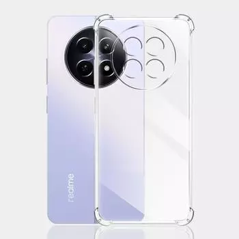 Противоударный прозрачный чехол для Realme 12 5G /12X 5G Мягкий силиконовый чехол для телефона Realme 12 Lite Задняя крышка Realme12X 12Lite 5G Funda For Realme 12 5G