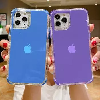 Противоударный прозрачный чехол для телефона Iphone 14pro Max 13 12 11pro Max Xr X Xs Max 14 Plus, мягкий силиконовый бампер, броня, задняя крышка For iPhone X or XS