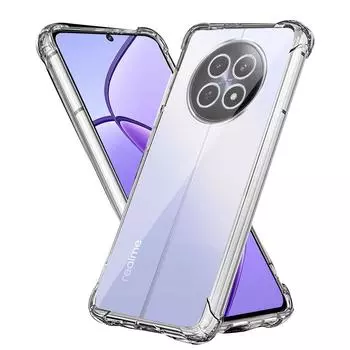 Противоударный прозрачный чехол из ТПУ для телефона Realme 12 5G 12X, ультратонкая мягкая силиконовая подушка безопасности, противоударная задняя крышка для Realme 12 Pro Plus/Realme 12 Plus For Realme 12 5G прозрачный