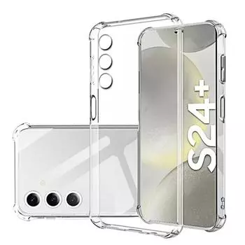 Противоударный прозрачный мягкий силиконовый чехол из ТПУ для Samsung Galaxy S24 S23 A05S A04S A14 A54 A53 Huawei P60 Xiaomi Redmi Note 13 iPhone 15 14 13 Pro Max For iPhone 8 Plus