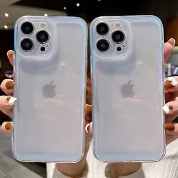 Противоударный прозрачный ультратонкий чехол для телефона Iphone 14 13 11 12 Pro Max Xs Max Xr X 14promax, прозрачная силиконовая задняя крышка, принципиально For iPhone XR