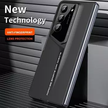 Противоударный роскошный чехол с полным покрытием для Samsung Galaxy Z Fold 5 Fold5 5G Fold 4 Fold4 Защитная пленка из закаленного стекла for Samsung Z Fold 5