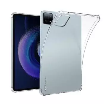 Противоударный силиконовый чехол для Xiaomi Pad 6 11 2023, чехол для планшета, гибкий, ультратонкий, прозрачный, задняя крышка, защитная пленка для экрана xiaomi pad 6 11 прозрачный