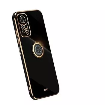 Противоударный силиконовый чехол с кольцом-держателем для Xiaomi Redmi Note 11/Note 11S/Note 11 Pro, чехол для телефона Redmi Note 11 Pro зелёный