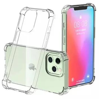 Противоударный силиконовый прозрачный чехол для iPhone 13 11 12 14 15 Pro 13, мини-защитный чехол для IPhone XS MAX XR 7 8 Plus SE For iPhone 12 Mini
