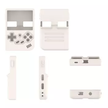 Противоударный силиконовый защитный чехол Силиконовый защитный чехол для ANBERNIC RG35XX бежевый