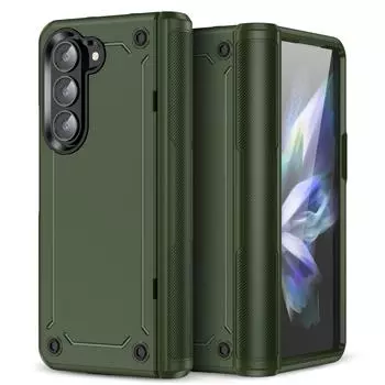 Противоударный складной чехол для Samsung Z Fold 5 Zfold5 для Samsung Galaxy Z Fold 5 Fold5, удобный защитный чехол для мобильного телефона Samsung z fold 5 красный