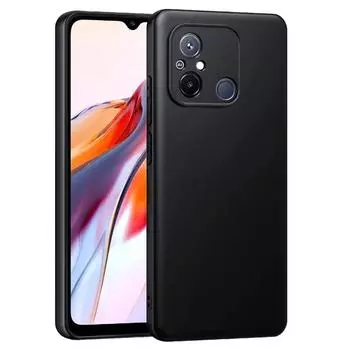 Противоударный ультратонкий мягкий черный матовый силиконовый чехол с защитой от отпечатков пальцев, чехол для телефона для XIAOMI 12T 13T Pro Redmi 13C 12 12C Note 10 12 12s 11 XiaoMi 14 Pro чёрный