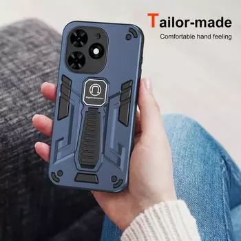 Противоударный защитный чехол для Tecno Spark Go 2024 2023 2022 Spark 20 20C 10 10C Pro 9 9T 8C Camon 20 Pro 19 18P 4G 5G For Spark Go 2024 чёрный