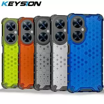 Противоударный защитный чехол KEYSION для Huawei Nova 11i 11 Pro, силиконовый + прозрачный сотовый чехол для телефона из поликарбоната для Huawei Nova Y91 Y71 for Huawei Nova 11i синий