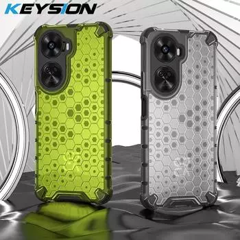 Противоударный защитный чехол KEYSION для Huawei nova 12 SE 12s, силиконовый + прозрачный сотовый чехол для телефона из поликарбоната для Huawei nova 12 SE 12i for Huawei nova 12i синий