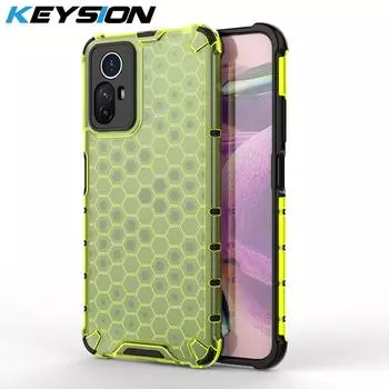 Противоударный защитный чехол KEYSION для Redmi Note 12S 12 Pro 4G, прозрачный сотовый чехол для телефона Xiaomi Redmi Note 12 Pro + 5G for Redmi Note 12S синий