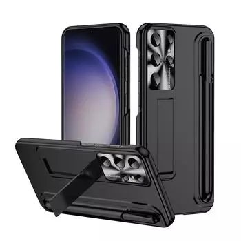 Противоударный защитный чехол-подставка для камеры для Samsung Galaxy S23 Ultra S23 Plus 5g S 23 с S Pen, аксессуары для телефонов for Galaxy S23 ultra синий