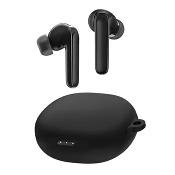 Противоударный защитный чехол, совместимый с чехлом Anker-Soundcore Life-P3. Моющаяся защита. Нескользящий чехол с пряжкой. чёрный