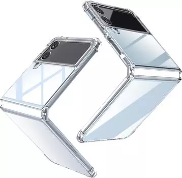 Противоударный защитный прозрачный чехол для Samsung Galaxy Z Flip 5 Z Flip 4 Z Flip 3, прозрачный чехол для телефона Galaxy Z Flip 3 чистый