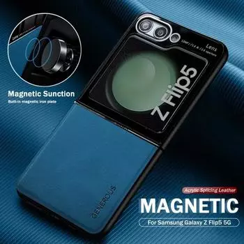 Противоударный жесткий чехол из искусственной кожи с текстурой для Samsung Galaxy Z Flip5 Z Flip4, чехол для телефона Samsung Z Flip4 Z Flip3 / Z Fold4 Z Fold3 Cket, задняя крышка. galaxy z flip 5