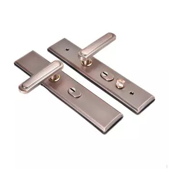 Противоугонная ручка дверного замка, прочная износостойкая ручка для открывания двери коричневый