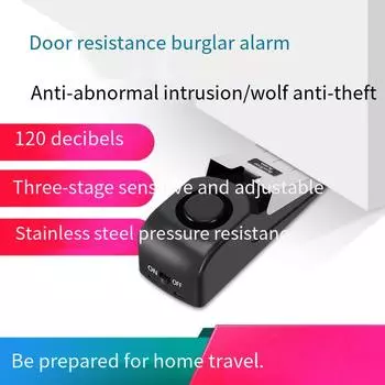 Противоугонная сигнализация для блокировки дверей в гостиницах, сигнализация для дверных швов, сигнализация для запирания дверей, сигнализация для остановки дверей в домах door resistance alarm
