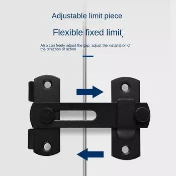 Противоугонная защелка из нержавеющей стали, угловой замок на 90 градусов, замок для клетки с домашними животными, замок для раздвижной двери в ванную комнату