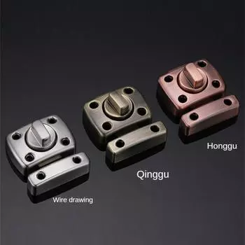 Противоугонные замки для дверей, литые металлические крючки, двери туалета, задвижки для ворот, раздвижные двери для гостиничных ванных комнат