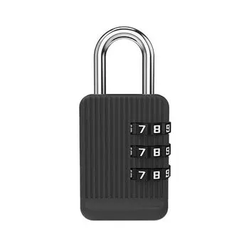 Противоугонный 3-значный парольный замок из цинкового сплава для чемодана, кодовый замок для путешествий и отдыха на природе