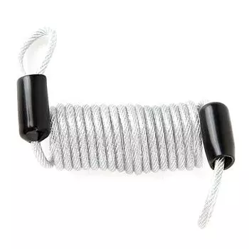 Противоугонный стальной тросовый замок, пружинный тросовый замок для багажа, велосипедного шлема