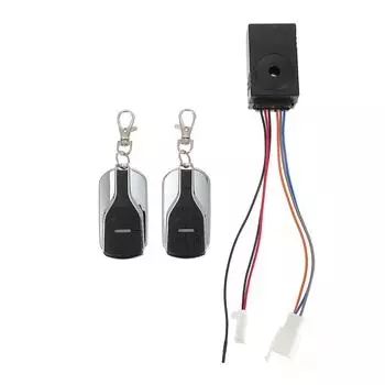 Противоугонный замок для электровелосипеда, запуск одной кнопкой, пульт дистанционного управления, охранное противоугонное устройство, аксессуары для электрического велосипеда чёрный