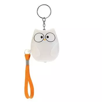 Противоволчий сигнализатор самообороны Громкая персональная сигнализация Карманная противоволчья сигнализация Для улицы белый