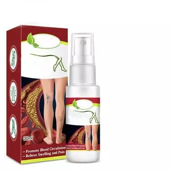 Противовоспалительные пластыри Крем для ног от дождевого червя для ног Blue Leg Care 30 ml