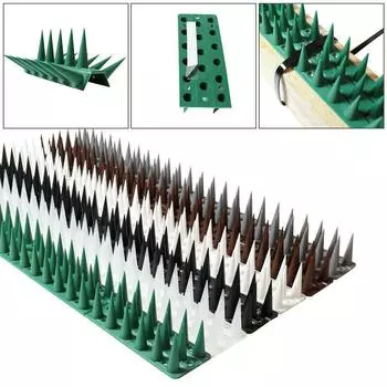 Противовзломные шипы для защиты сада от незваных гостей и птиц коричневый