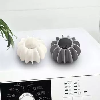 Противозапутывающий шарик для стирки Обеззараживание Волшебный шарик Ролик для стиральной машины Предотвращает запутывание одежды Фильтр Чистый защитный шарик для стирки 10pcs белый