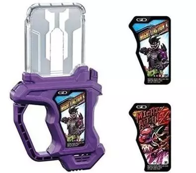 Proto Mighty Action X Gashat Memorial Finish вер. фиолетовый