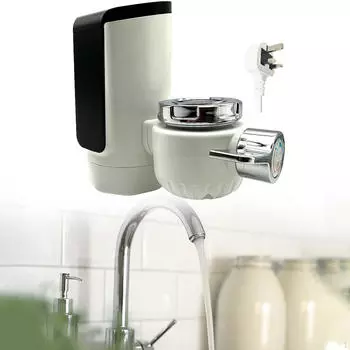 Проточный электрический водонагревательный кран, кухонный кран, простая установка,