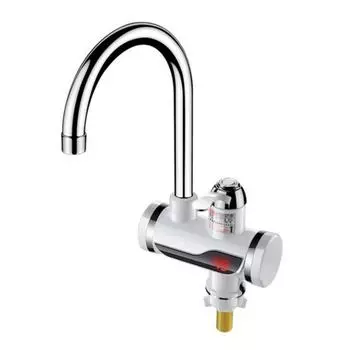 Проточный электрический водонагреватель с проточным водонагревателем для кухни, мгновенный нагрев, водонагреватель со светодиодной вилкой европейского стандарта