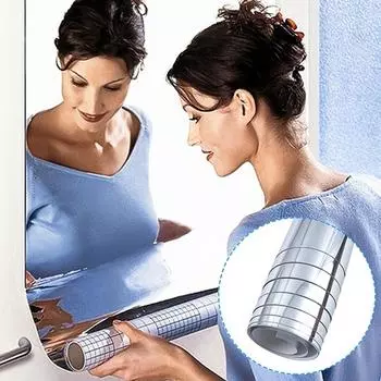 Протрите DIY водостойкий клей для украшения зеркала Dedroom Home Decor Wall Paste Wall Sticker S