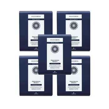 Proud Men Grooming Sheets Grooming Citrus Scent 16 Sheets x 5 Set